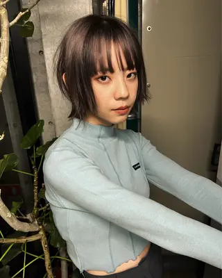 ショート カラー ハッシュカット カシマハヤトのヘアスタイル