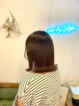 ミディアム Seaby / 木上 綾菜のヘアスタイル