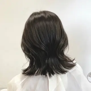 ミディアム カラー 岡山 愛のヘアスタイル