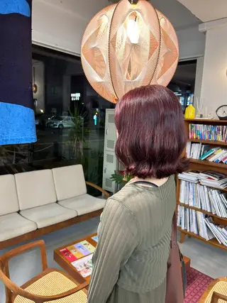 カラー 藤原 あかりのヘアスタイル