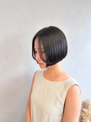 ショート ニュアンスパーマ/ ハイトーン/hinaのヘアスタイル