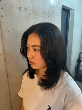 ミディアム 秀逸カラー/艶髪 ✌️✨トシキ✨のヘアスタイル