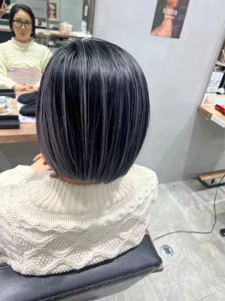 ショート カラー 一樹ハイトーン/ブリ ーチ/透明感カラーのヘアスタイル