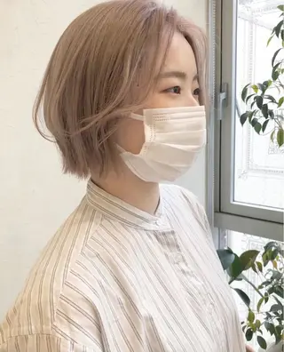 ミディアム カラー nakahara madokaのヘアスタイル
