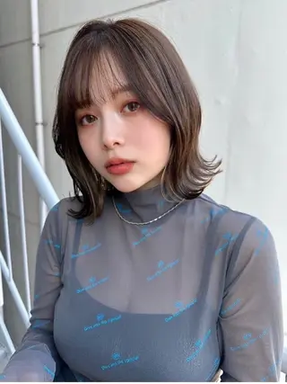 ミディアム カラー パーマ ヘアアレンジ 【髪質改善に特化】 RYU SATO🌷のヘアスタイル