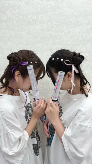 ヘアアレンジ 韓国🫧アイドルヘア 🎀みづきのヘアスタイル