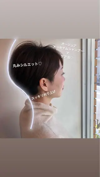 ショート ＨＩ ROのヘアスタイル