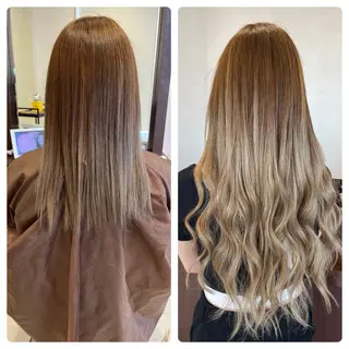 ロング EARTH長岡 🌼渡辺まい🌼のヘアスタイル