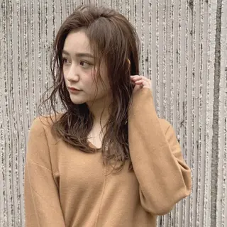 セミロング 冨木 雄斗のヘアスタイル