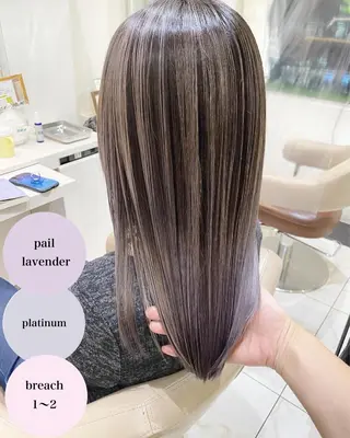 セミロング カラー 山崎俊輔/髪質改善 /バレイヤージュのヘアスタイル