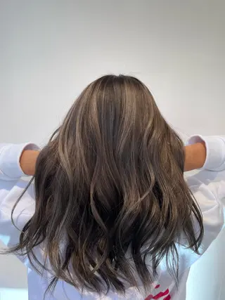 セミロング カラー dogstar小林諒 レイヤー/パーマのヘアスタイル