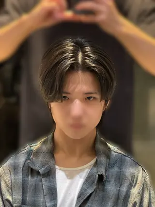 ショート パーマ メンズ YUKI🇰🇷 カルマ／ダウンパーマのヘアスタイル