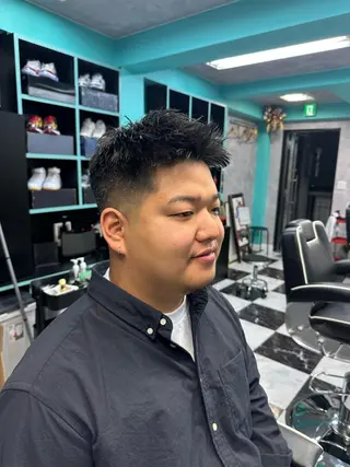 ショート メンズ Barber Tribe所属・メンズショート/ フェード/超駅近のヘアスタイル