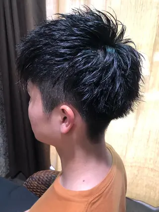 ショート パーマ メンズ メンズパーマ/ スパイキー/神田正紀のヘアスタイル