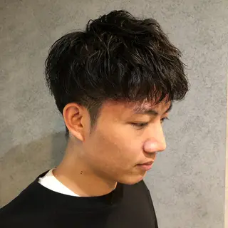 パーマ メンズ 櫻井 未悠のヘアスタイル