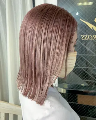 ショート カラー ヘアアレンジ ANKH CROSS 🦋mako🦋のヘアスタイル