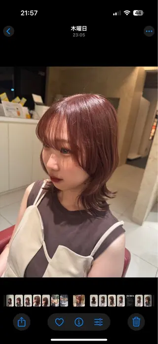 カラー assistant1 あやかのヘアスタイル