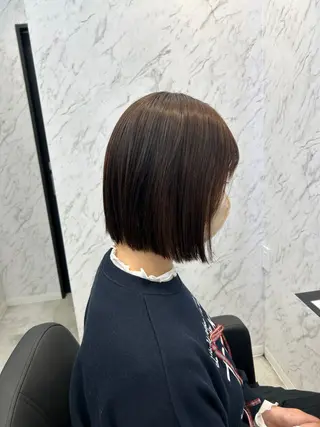 ショート 艶カラー 🇰🇷💎MIUのヘアスタイル
