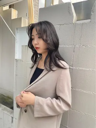 セミロング mono.所属・南茨/ヘッドスパ /カット/momoのヘアスタイル