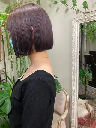 ショート なぎ🌿.∘[ボブ, ニュアンスカラー]のヘアスタイル