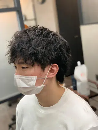 ショート CECIL hair なんば店所属・メンズパーマ 艶髪☆店長☆有馬のヘアスタイル