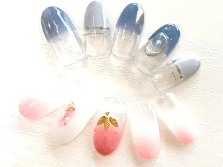 ネイル @.Freestyle 【フリースタイル】所属・根本 奈美のネイルデザイン