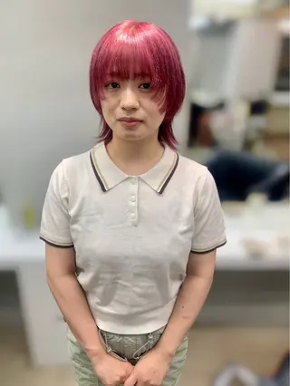 ショート カラー ヘアアレンジ 個性爆弾💣 ダブルカラー/ゆかのヘアスタイル