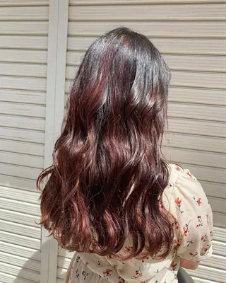 ロング カラー 枚方 tomee 🦋南部　しほ🦋のヘアスタイル