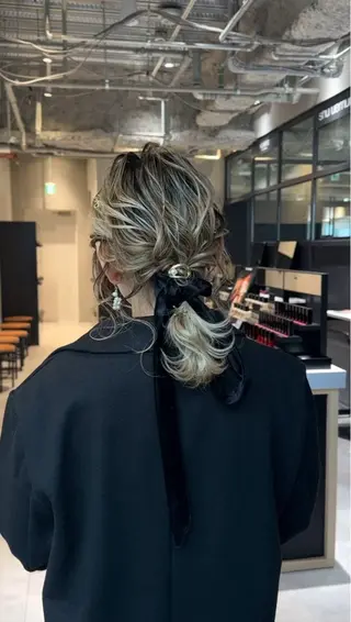 ミディアム カラー ヘアアレンジ 似合わせカット/南内 しゅうき /✨のヘアスタイル