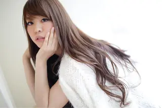 セミロング ロング カラー ReMix 新宿店所属・タジマ ヤスヒサのヘアスタイル