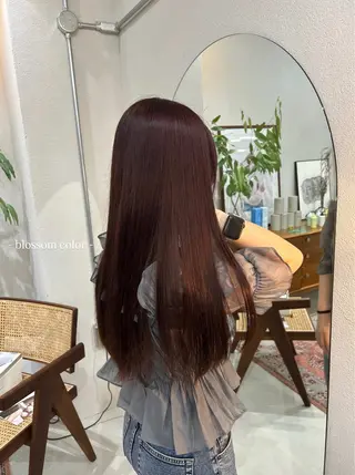 ロング 櫻木李紗/金山 透明感カラーのヘアスタイル