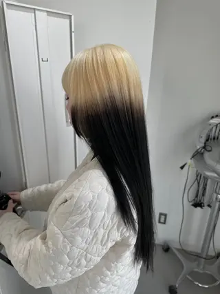 ロング カラー 店長　MANAMI ／ブリーチ／骨格ボブのヘアスタイル