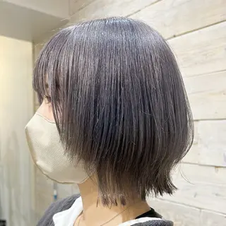 ショート カラー 顔まわりカット/ボブ /🧁とーこ🧁のヘアスタイル