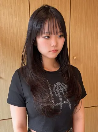 ロング Ring  by Moremuu所属・issy/ハイライト ハイトーン／レイヤーのヘアスタイル