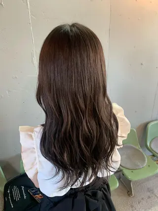 セミロング カラー 似合わせ×美髪改善✨ Yutoのヘアスタイル