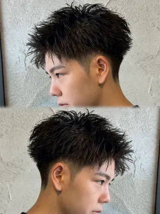 メンズ Niau高崎所属・栗原 翔大のヘアスタイル
