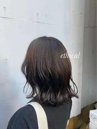 ミディアム 【エシカル】 HOSOMIのヘアスタイル