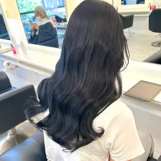 ロング カラー ParveMix 🩶🫧入江 香名のヘアスタイル