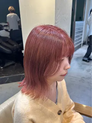 カラー mahiro/暖色 カラー/カットモデルのヘアスタイル