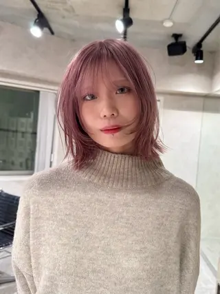 ショート カラー ダブルカラー ブリーチ/kaitoのヘアスタイル