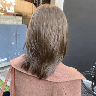 ミディアム カラー かりん 🤍のヘアスタイル