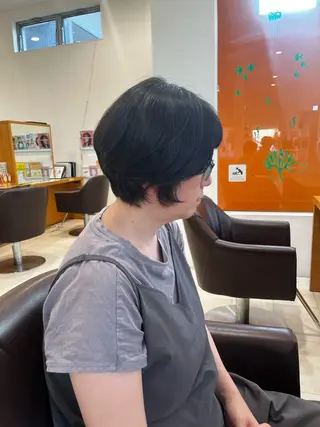 ショート 平間 稔希のヘアスタイル