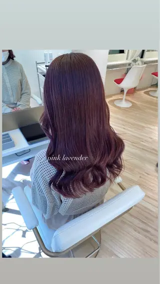 ロング ParveMix 宮﨑 梨里のヘアスタイル