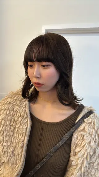 カラー yuzuha/韓国風 / 透明感カラー🎀のヘアスタイル