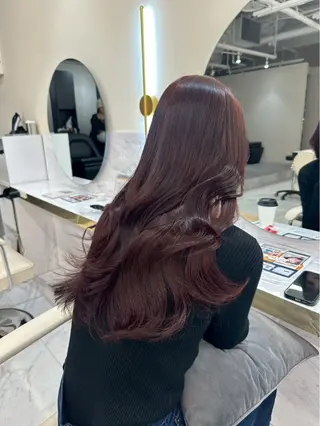 セミロング カラー 髪質改善🫧 カラー特化/Hinaのヘアスタイル