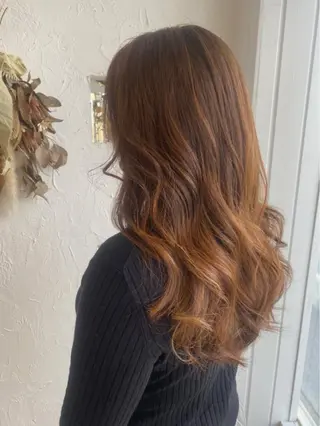 ロング カラー パーマ ヘアアレンジ メンズ キッズ 美容室 ソンリエのヘアスタイル