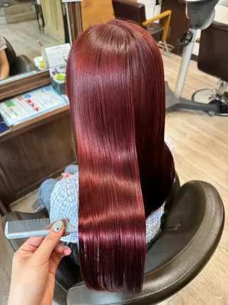 ロング 河端 悠花のヘアスタイル