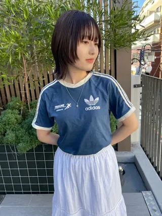 ショート カラー iet.所属・ウルフ/ボブ/耳ツボ ジュエリー◎ricoのヘアスタイル