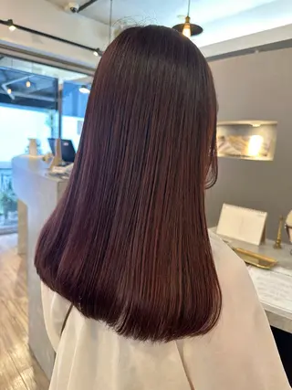 ミディアム カラー sato ayaka ｜透明感カラー🫧のヘアスタイル