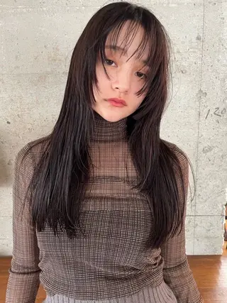 ロング マナミ パーマモデル募集💫のヘアスタイル